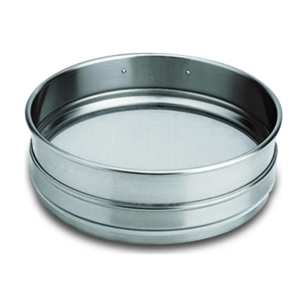Linker Industrietechnik&trade;&nbsp;Tamis de test en acier inoxydable avec soudure de brasage tendre, diamètre 200 x  hauteur 25 mm
