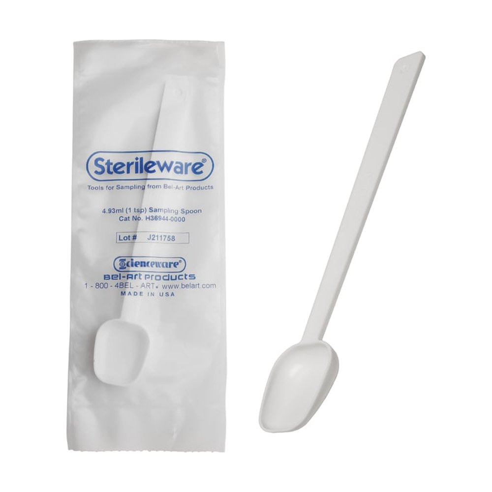 SP Scienceware&trade;&nbsp;Pelles d’échantillonnage à manche long et à conditionnement double Bel-Art&trade; Sterileware
