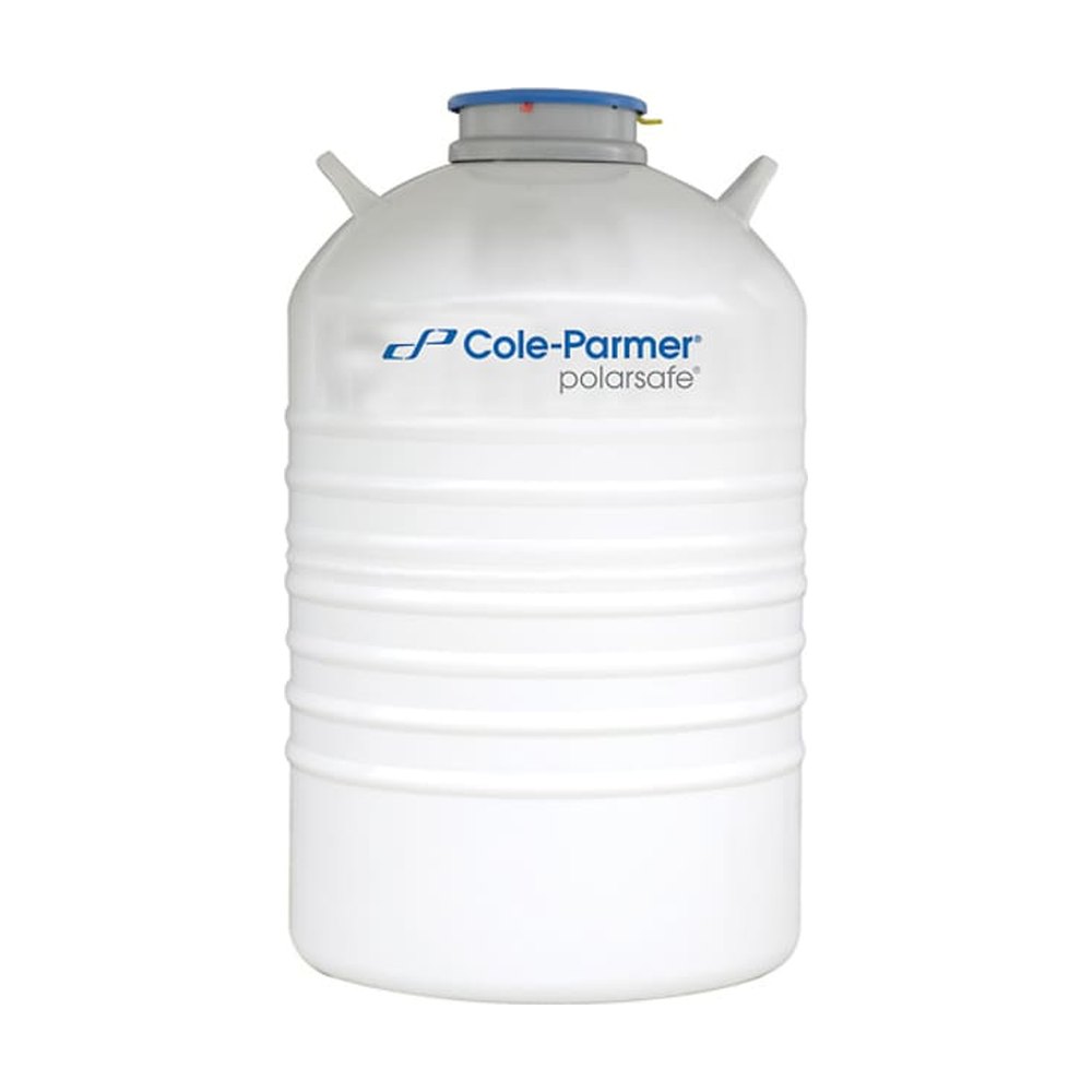 Cole-Parmer&trade;&nbsp;Flacon Dewar de stockage cryogénique PolarSafe&trade;PolarSafe avec racks