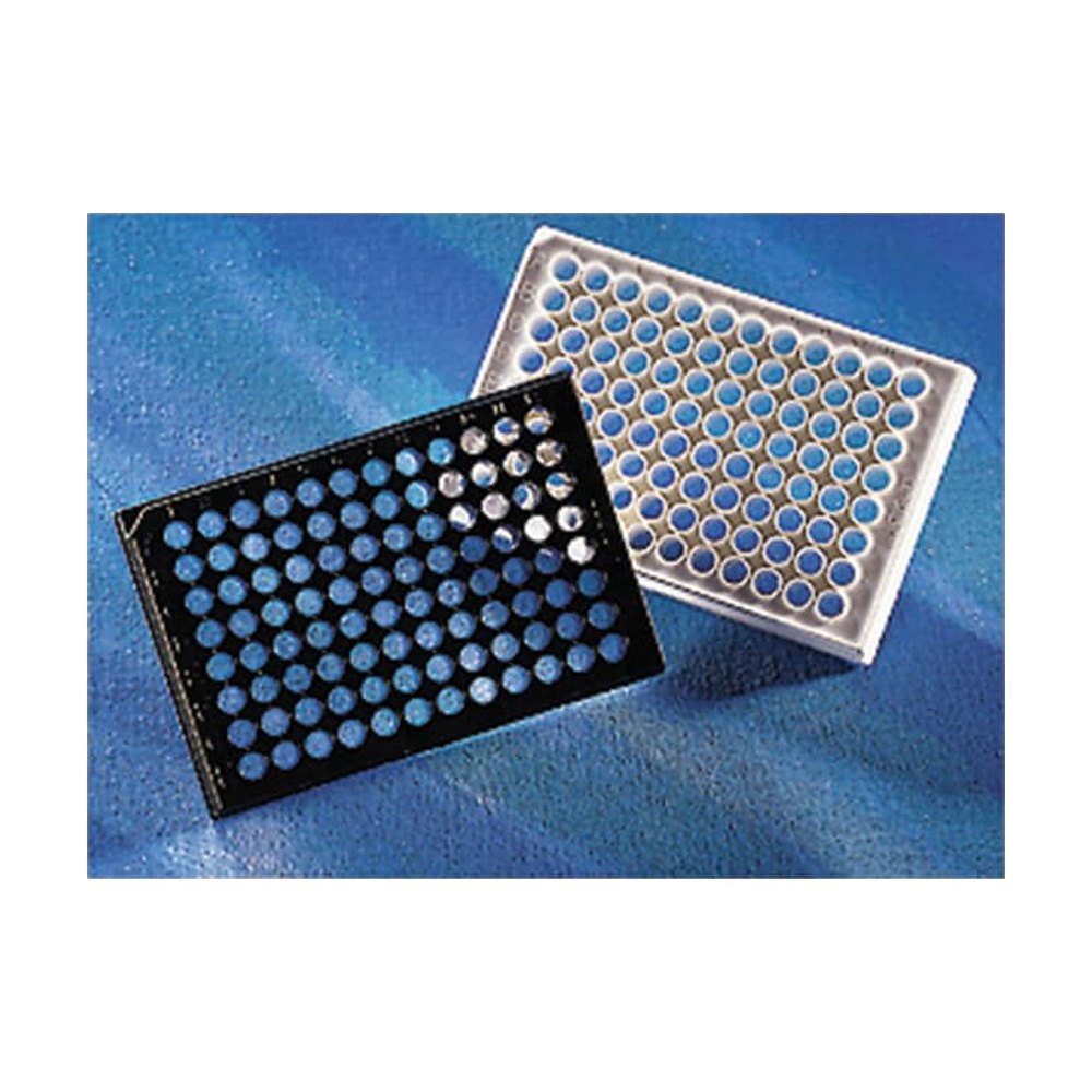 Corning&trade;&nbsp;Microplaques en PS blanches ou noires à fond transparent à 96 puits