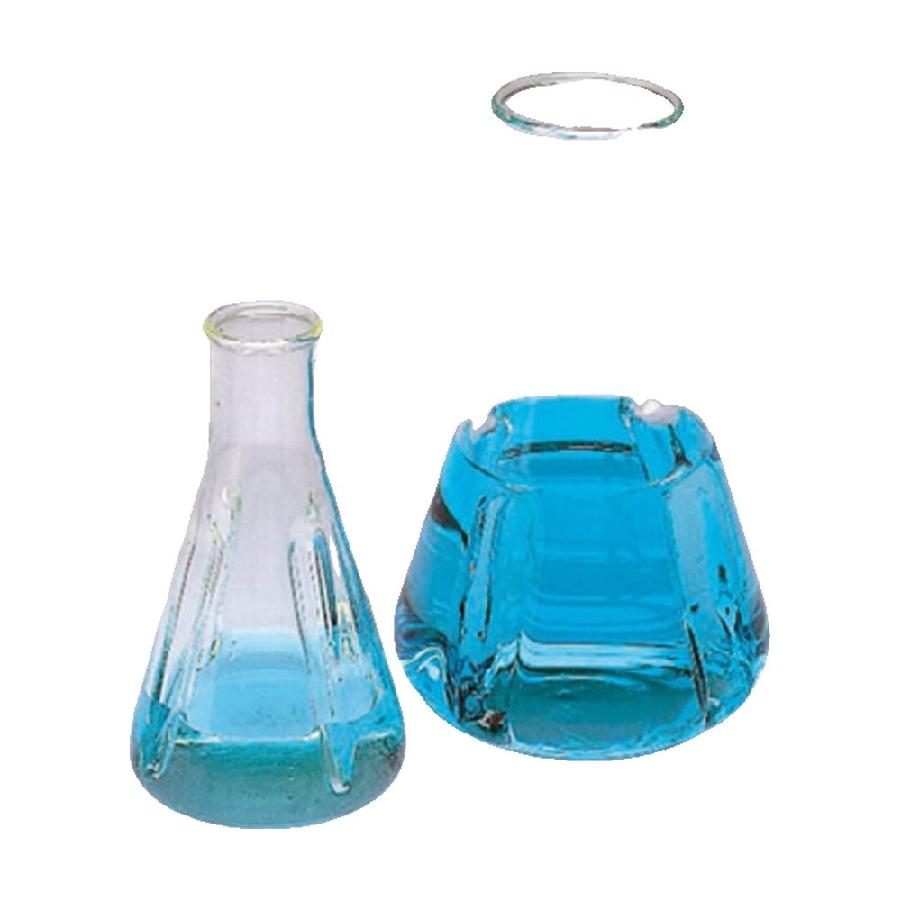 Fisherbrand&trade;&nbsp;Flacon de culture cellulaire Erlenmeyer en verre avec col cannelé