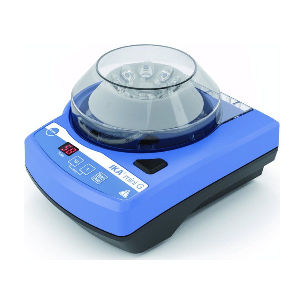 Mini-centrifugeuse IKA mini G – 6 000 tr/min, tubes 1,5/2 ml et barrettes PCR