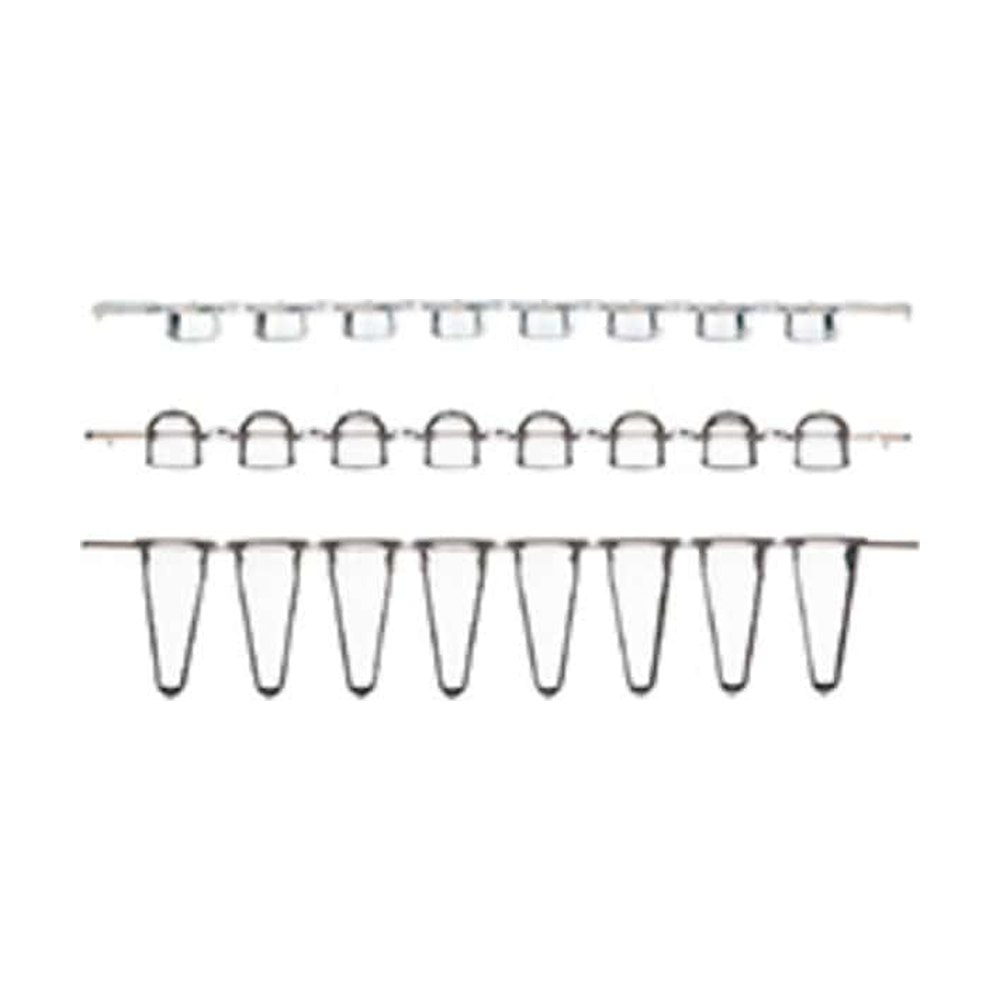Thermo Scientific&trade;&nbsp;Tubes profil bas et bouchons plats, barrettes de 8, série Sustain&trade;