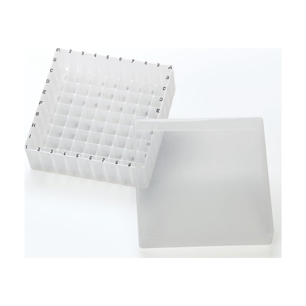Fisherbrand&trade;&nbsp;Boîtes de stockage en polypropylène avec couvercle, autoclavables, à codage alphanumérique