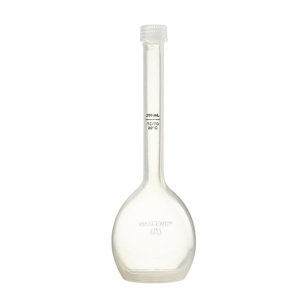 Thermo Scientific&trade;&nbsp;Fioles jaugées Nalgene&trade; en PMP de classe B avec bouchons à vis ,250 ml