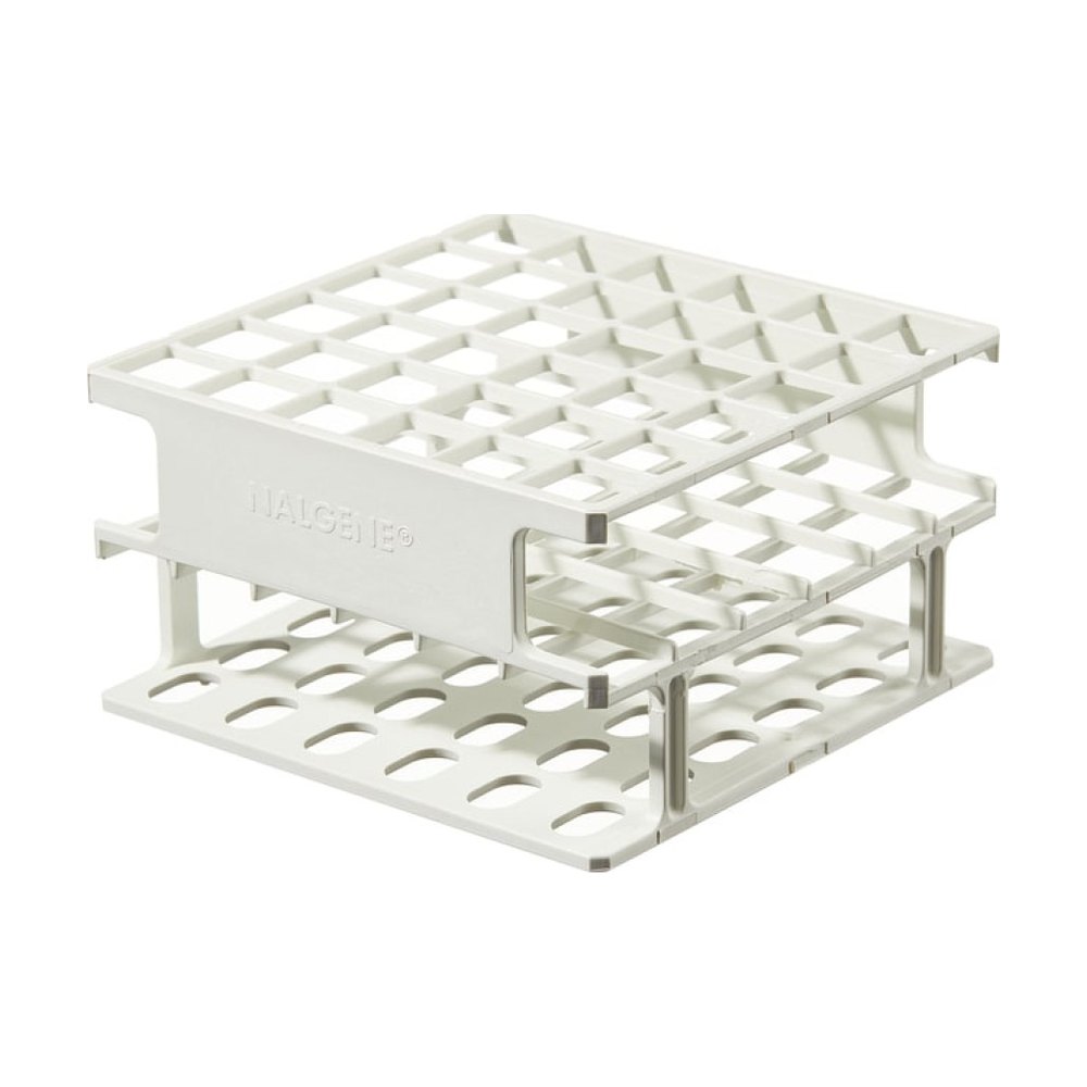 Demi-racks Nalgene™ Unwire™ : Technologie de fabrication Resmer™ Blanc