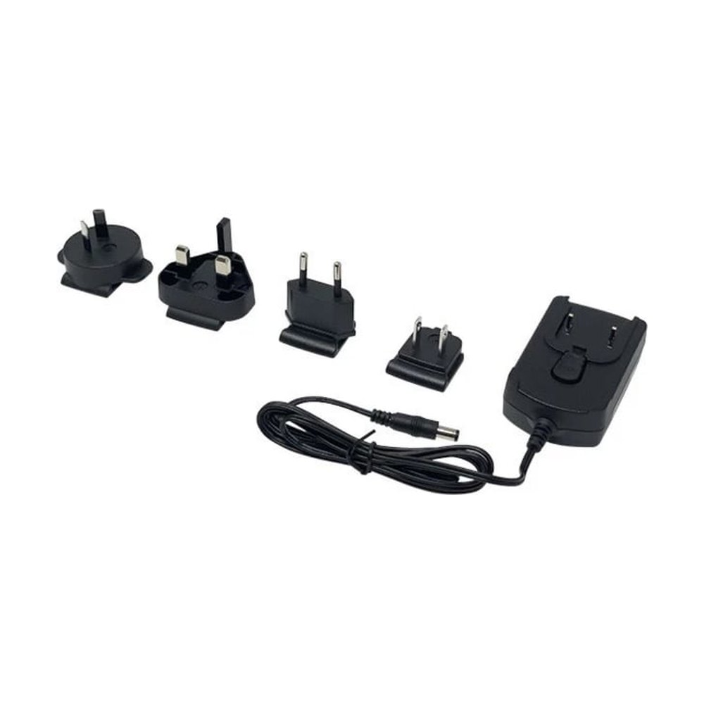 Code Corporation™ International Power Supply Barrel Plug with US/EU/UK/AU Adapter Clips