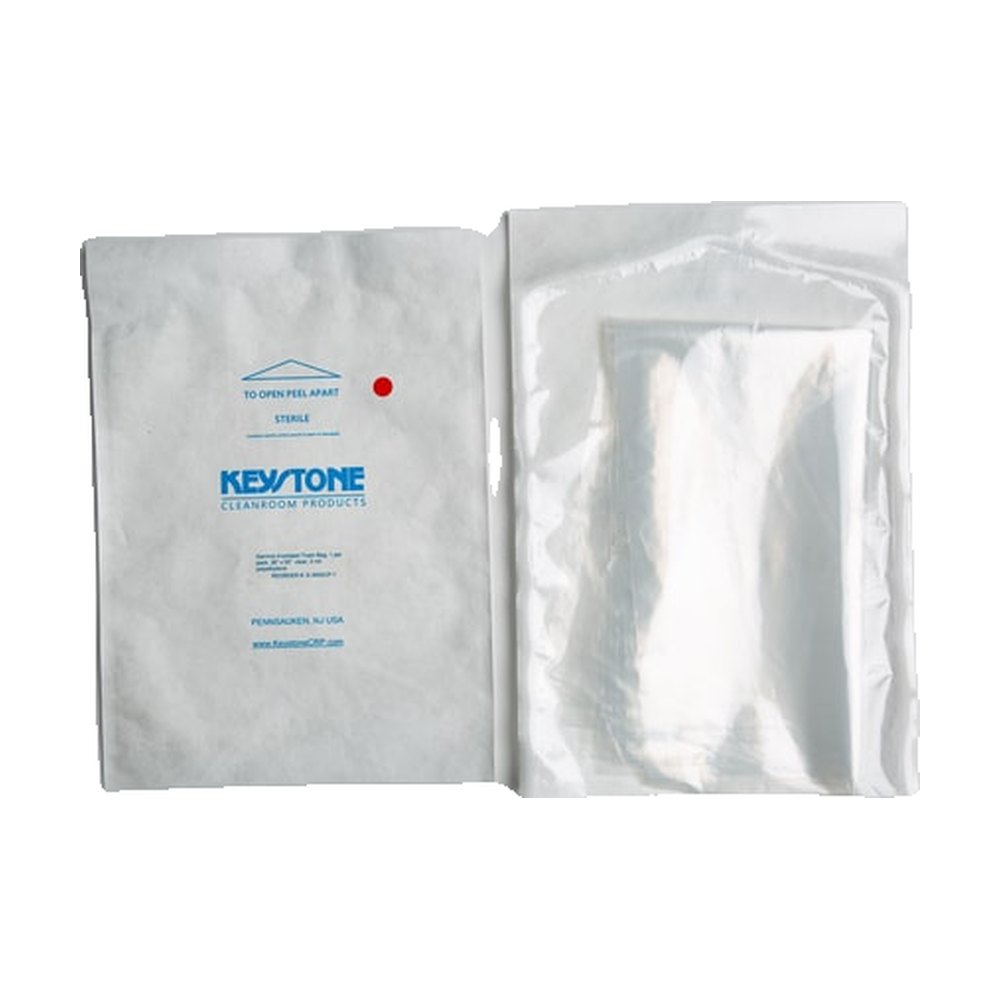 Keystone Cleanroom Products Gamma-Irradiated 2 mil Polyethylene Trash Bag