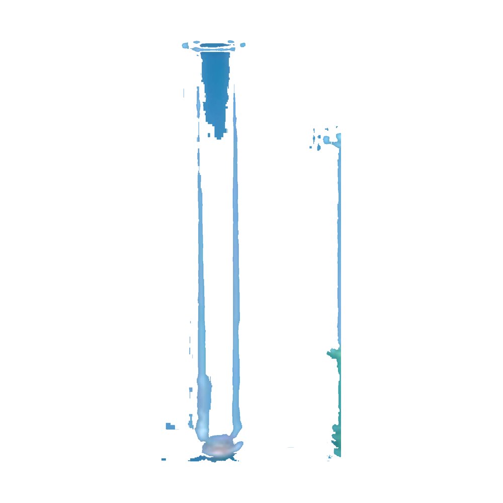 Kartell&nbsp;Tubes à essai cylindriques, polystyrène