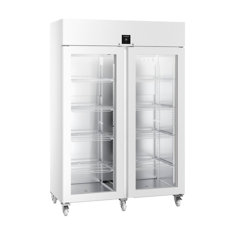 Liebherr™ Performance High-Volume Upright Lab Fridge with Stainless Steel Interior and Glass Door