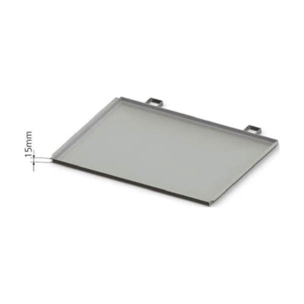 Memmert™ Bac de récupération inférieur en acier inox, 15 mm, pour Uf450Ts