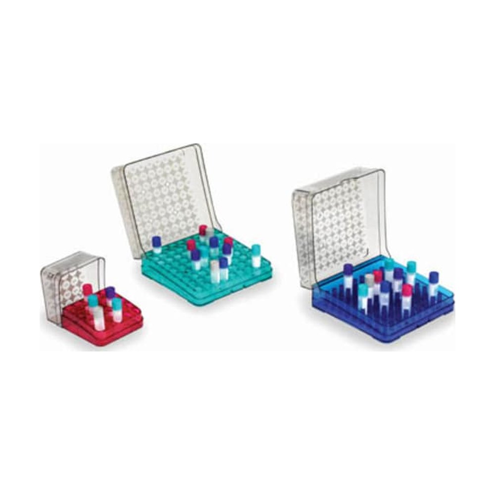 Tenak&trade;&nbsp;Boîtes en polycarbonate pour stockage cryogénique, boîte de 50 mm