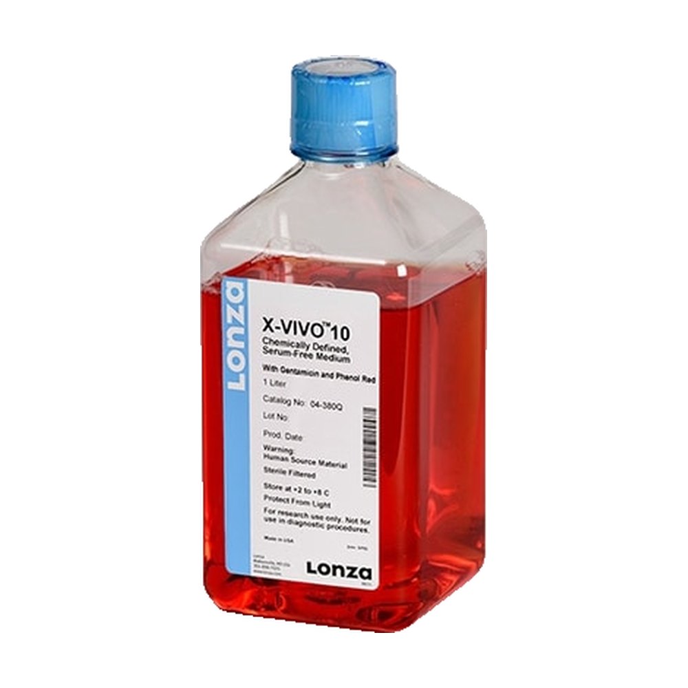 Lonza&trade;&nbsp;BioWhittaker&trade; X-VIVO&trade; 10 Hematopoietic Serum-Free Culture Media
