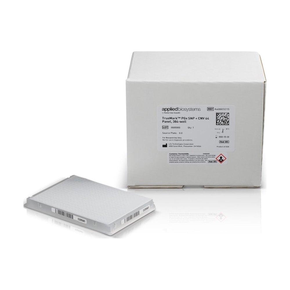 Applied Biosystems™ TrueMark™ PGx SNP + CNV 64 Panel, 384-well plate