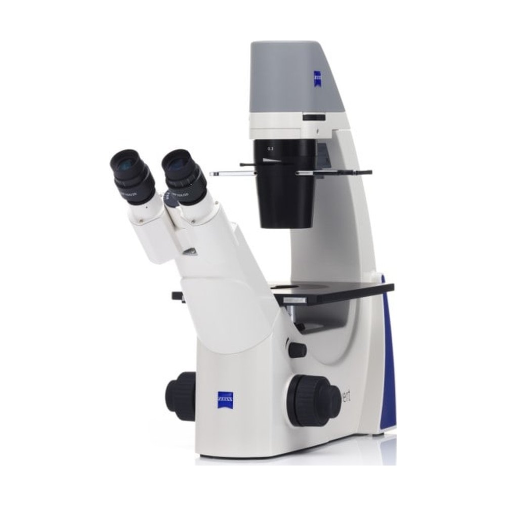 Microscope inversé ZEISS Primovert — lumière transmise