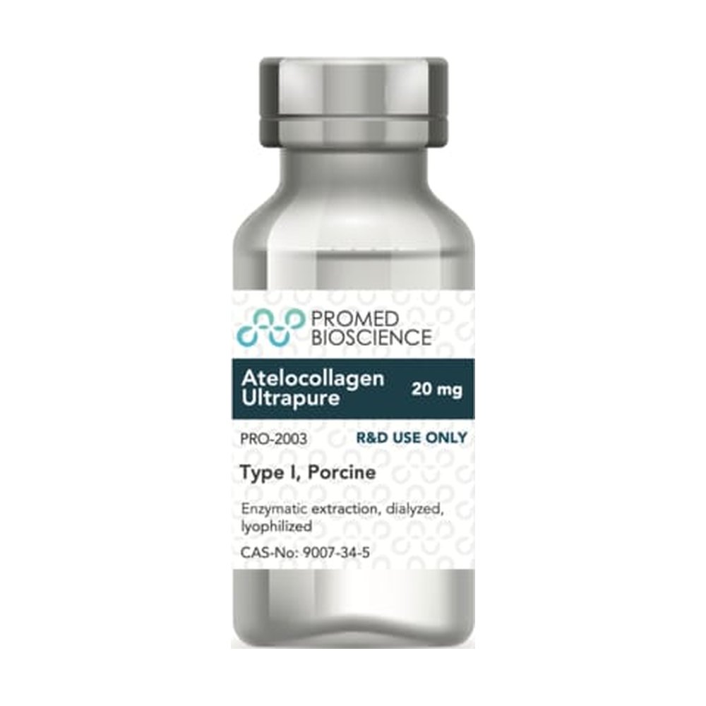 Promed Bioscience&nbsp;Atelocollagen, Porcine Type I, Ultrapure (Enzymatic extraction, dialyzed)