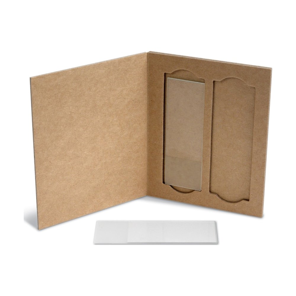 Heathrow Scientific&trade;&nbsp;Boîte d’expédition en carton pour lames à 2 emplacements, 36/boîte