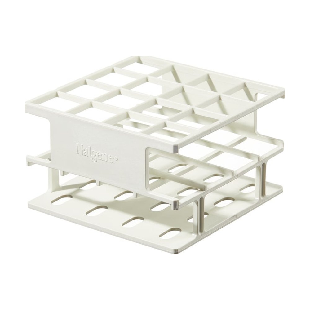 Demi-racks Nalgene™ Unwire™ : Technologie de fabrication Resmer™ Blanc