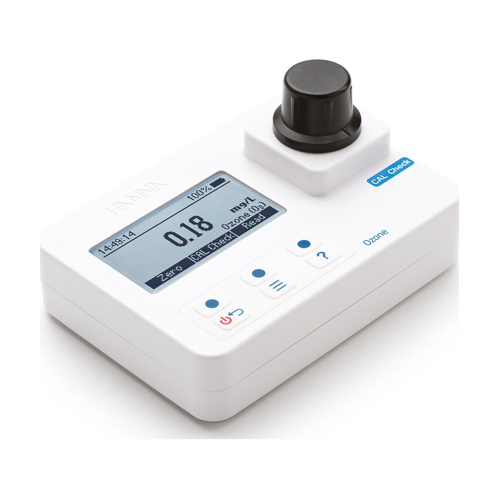 Photomètre ozone, jusqu'à 2,00 mg/L, en mallette avec solutions étalons – HI97757C – Hanna Instruments