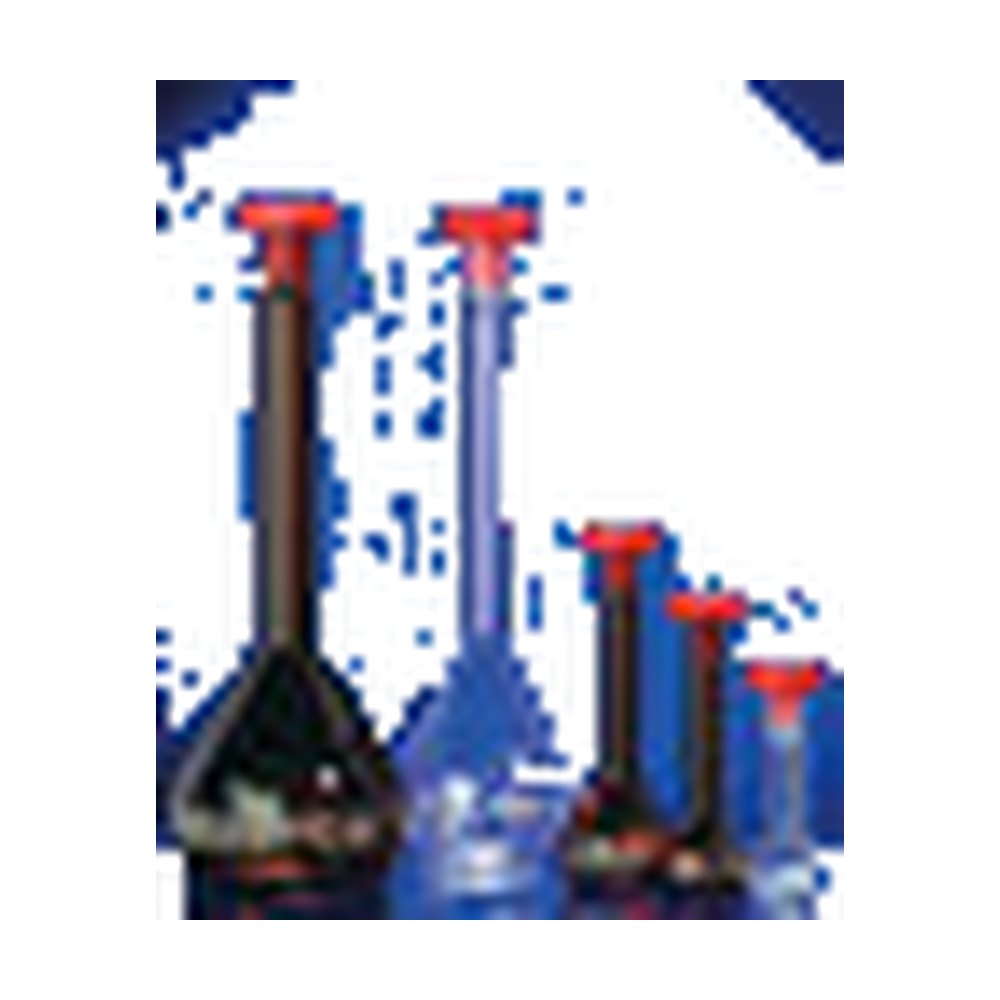 Poulten Graf&trade;&nbsp;Flacon volumétrique en verre borosilicaté de classe A avec certificat d’étalonnage