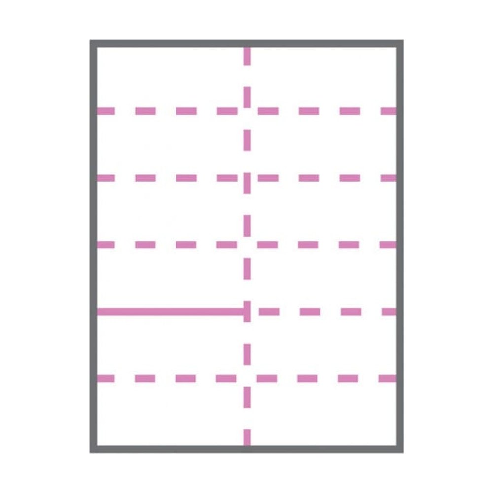 Multiroir&trade;&nbsp;Séparateur transparent pour une séparation sur une 1/2 longueur