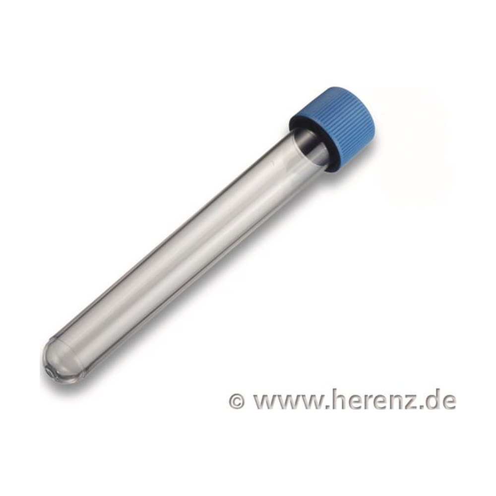 Heinz Herenz&nbsp;Tubes à essai à bouchon à vis bleu