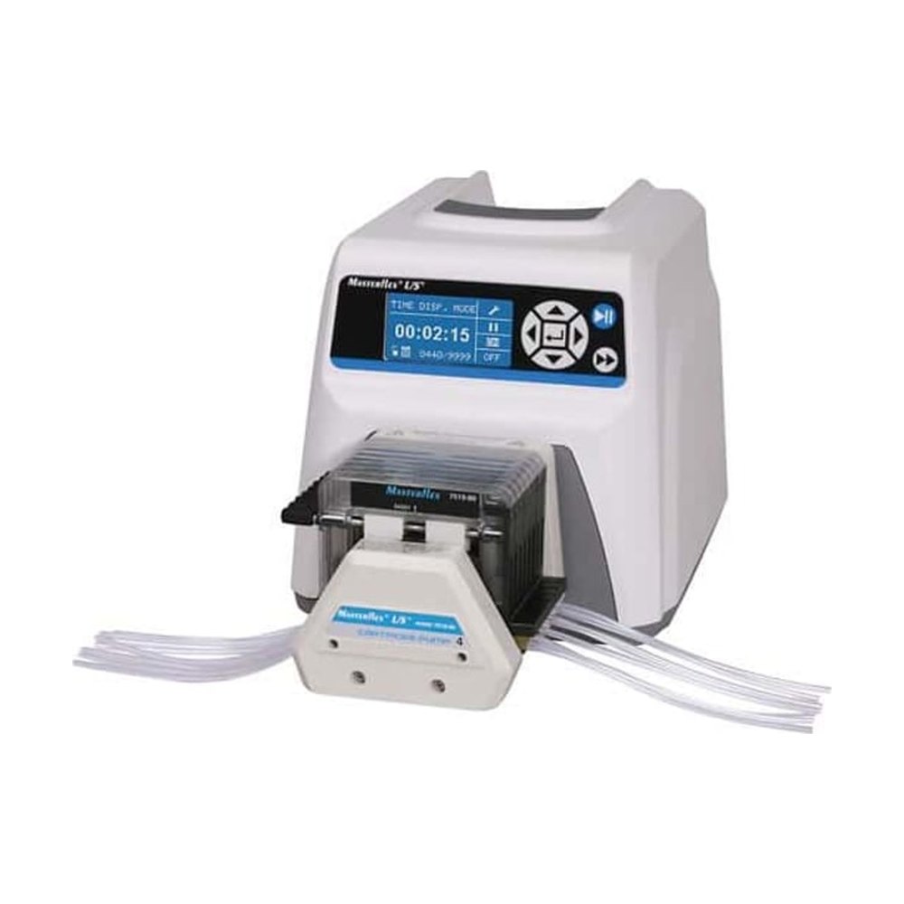 Masterflex™ Entraînement numérique 8 canaux/4 rouleaux L/S™ avec tête de pompe à cartouche multicanal pour tubulure de précision L/S™