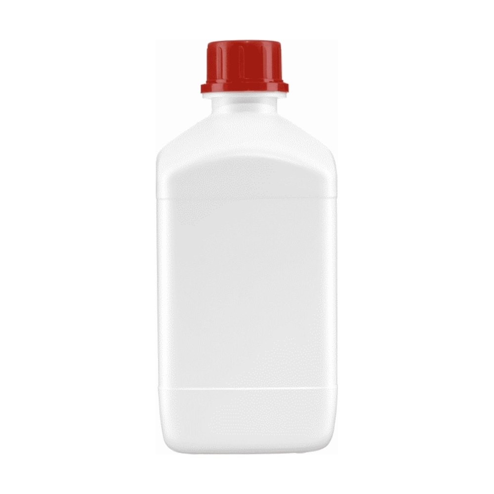 Kautex&trade;&nbsp;Flacon à col étroit carré blanc en PEHD