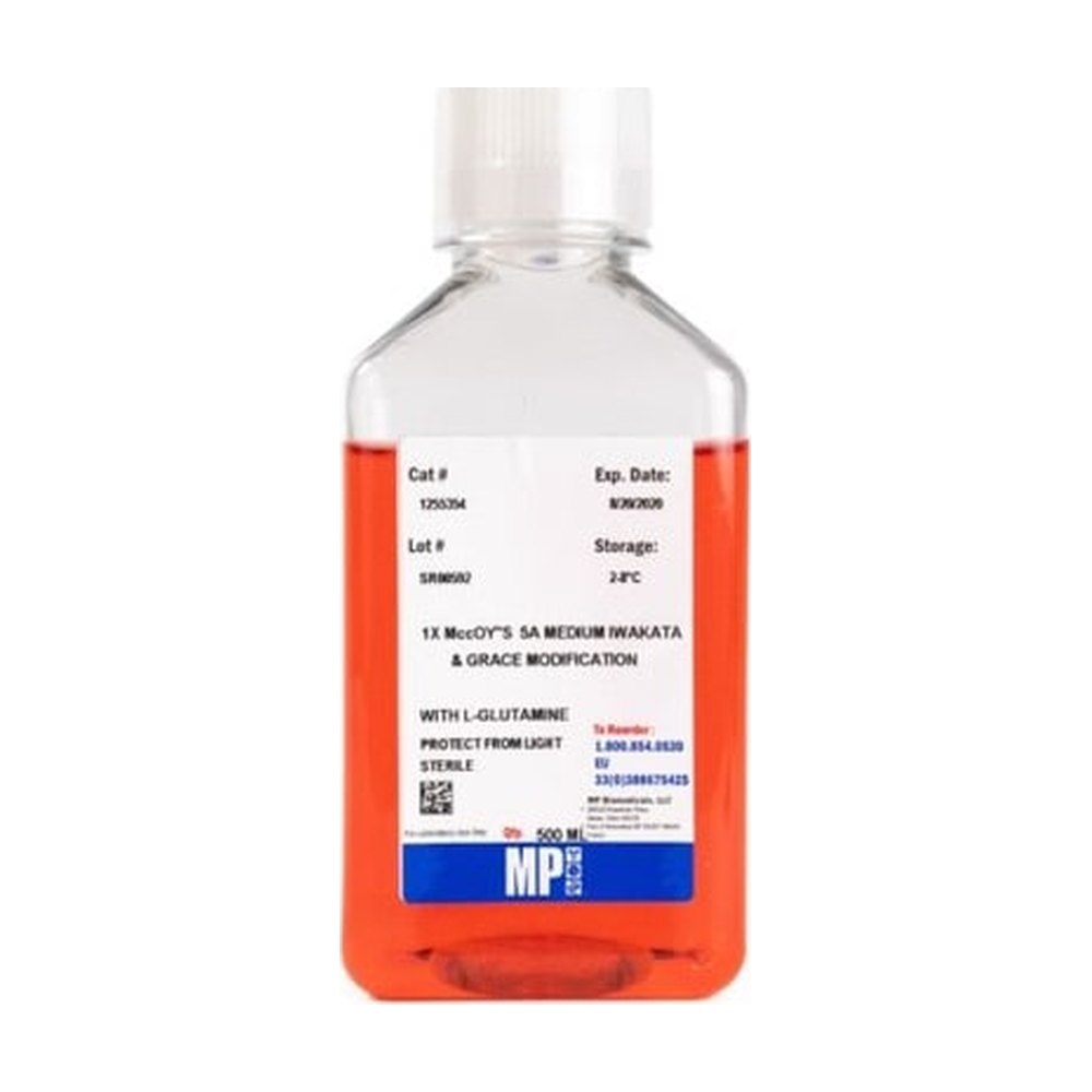 MP Biomedicals&trade;&nbsp;Milieu McCoy 5A, Iwakata et Grace Modification avec L-glutamine