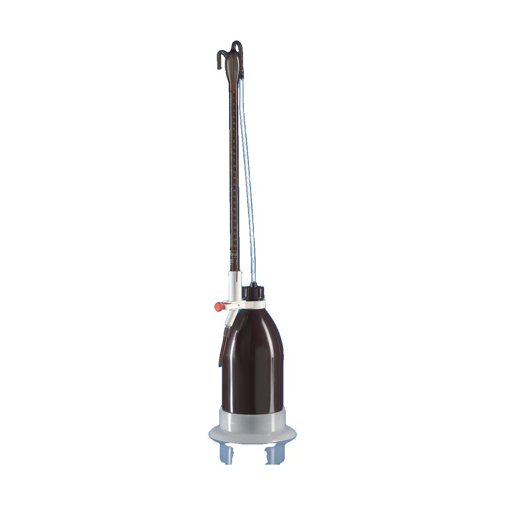 BRAND™ Burette automatique de modèle Schiling SilberBrand™ AR-Glas™ avec flacon de réservoir
