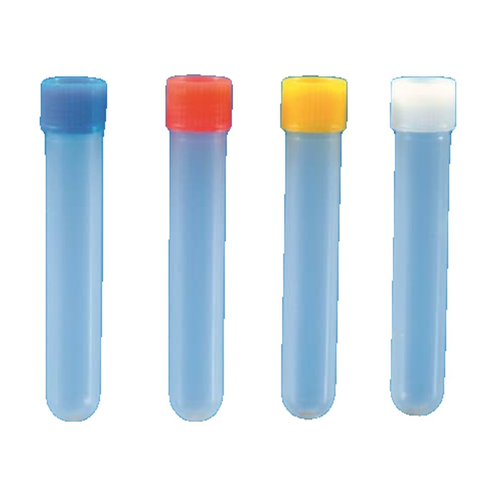 Kartell&nbsp;Tube à essai cylindrique avec bouchon à vis, polypropylène
