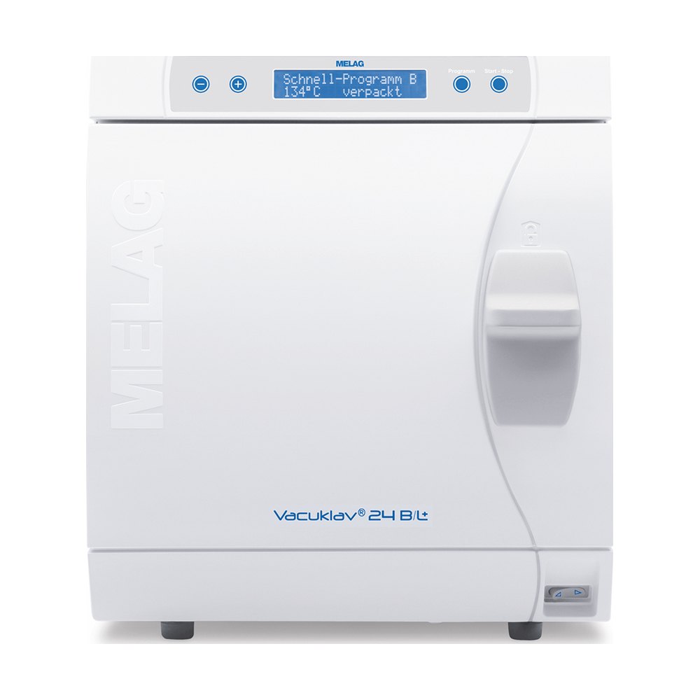 Autoclave MELAG Vacuklav 24 BL+ – classe B, chambre longue de 60 cm
