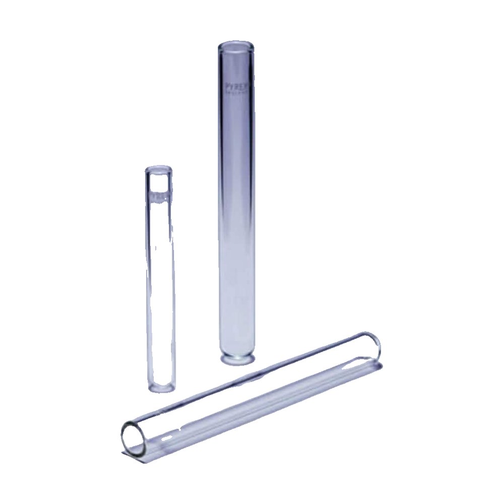 Tube à essai Pyrex&trade; à paroi épaisse sans rebord, verre borosilicaté, BS3218, 18 mm x 150 mm