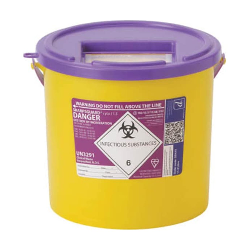 Conteneur de déchets polyvalent 9,27 l Sharpsguard&trade; Cyto 11.5