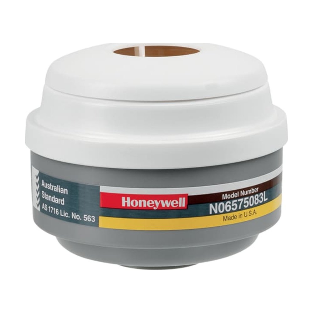 Honeywell&trade;&nbsp;Cartouche en plastique A1B1E1 classe 1 pour vapeurs organiques et gaz acides