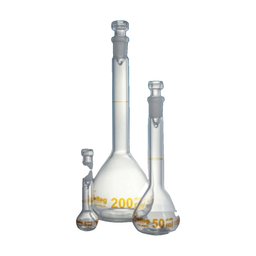 Witeg&trade;&nbsp;Fiole jaugée avec bouchon en verre ST-Hollow