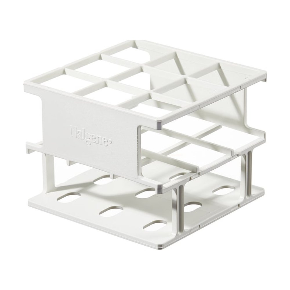 Demi-racks Nalgene™ Unwire™ : Technologie de fabrication Resmer™ Blanc